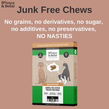 Load image into Gallery viewer, Natural Dog Chews - Chicken, Beef and Pork - Meat Feast Strips (Box of 12 x 100g)