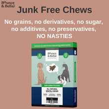 Load image into Gallery viewer, Natural Dog Dental Chews - Chicken, Beef and Green Tea  (Box of 12 x 100g)