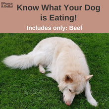 Load image into Gallery viewer, Natural Dog Chews – 100% Pure Beef (Box of 12 x 100g)