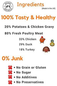 Grain Free Premium Poultry Treats for Dogs (Box of 16 x 500g)