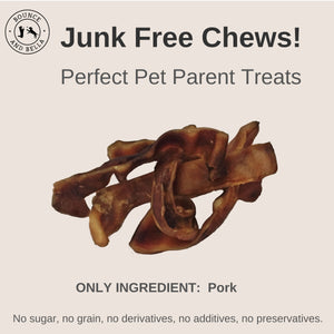 Pigs Ear Strips for Dogs – Natural Dog Chews (Box of 10 x 150g)